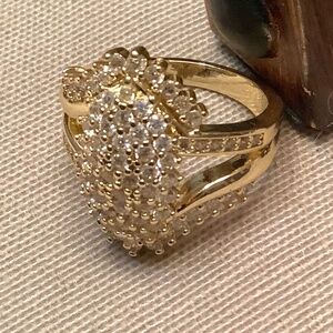 14KT Gold plated CZ Ring